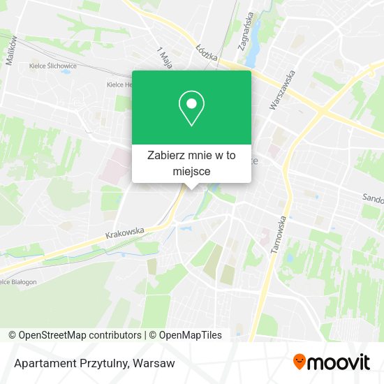 Mapa Apartament Przytulny