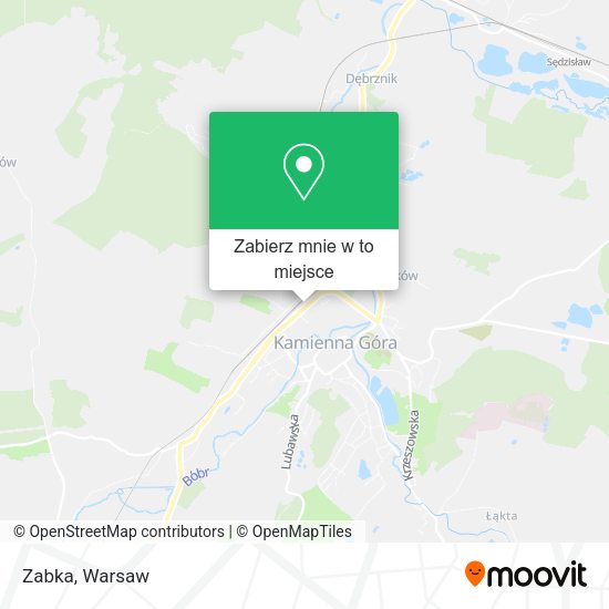 Mapa Zabka