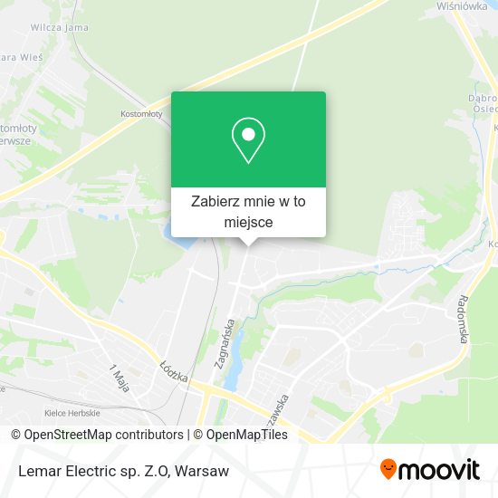 Mapa Lemar Electric sp. Z.O