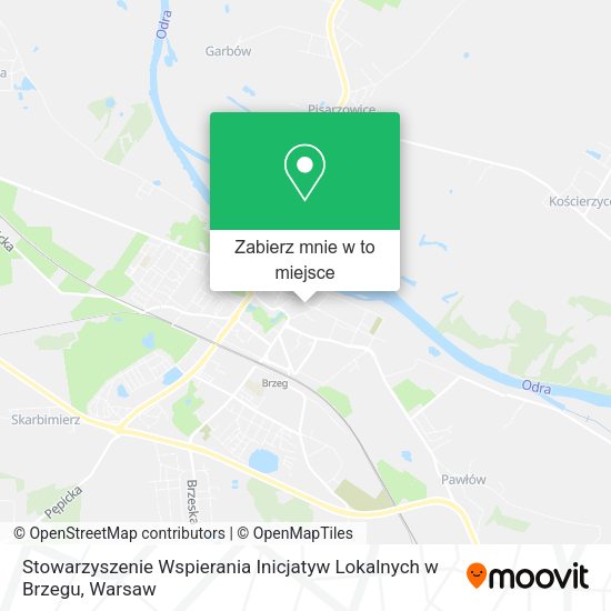 Mapa Stowarzyszenie Wspierania Inicjatyw Lokalnych w Brzegu