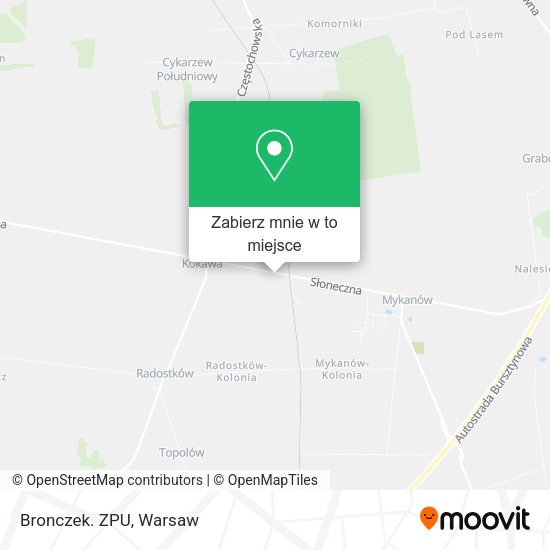 Mapa Bronczek. ZPU