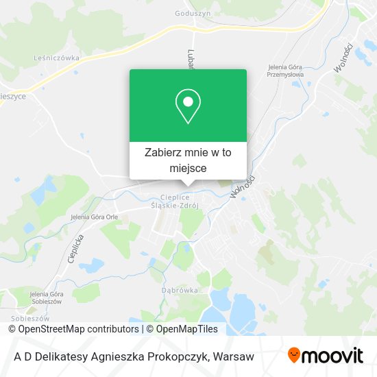 Mapa A D Delikatesy Agnieszka Prokopczyk