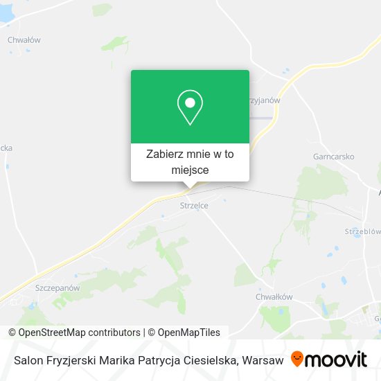 Mapa Salon Fryzjerski Marika Patrycja Ciesielska