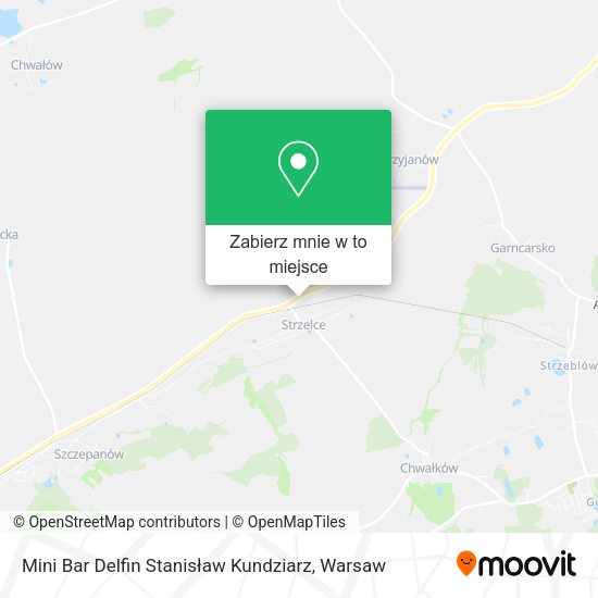 Mapa Mini Bar Delfin Stanisław Kundziarz