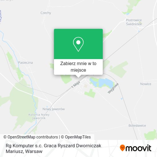 Mapa Rg Komputer s.c. Graca Ryszard Dworniczak Mariusz