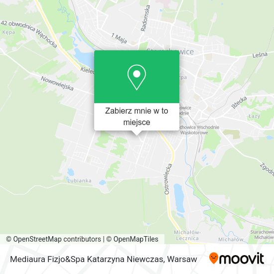 Mapa Mediaura Fizjo&Spa Katarzyna Niewczas