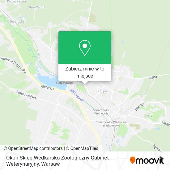 Mapa Okon Sklep Wedkarsko Zoologiczny Gabinet Weterynaryjny