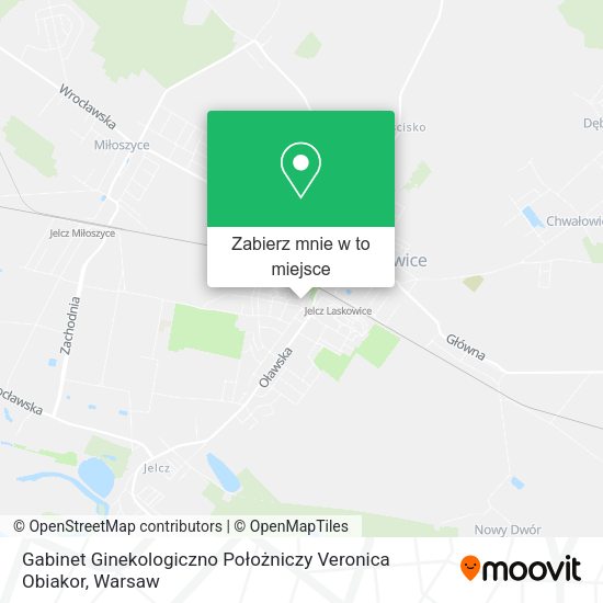 Mapa Gabinet Ginekologiczno Położniczy Veronica Obiakor