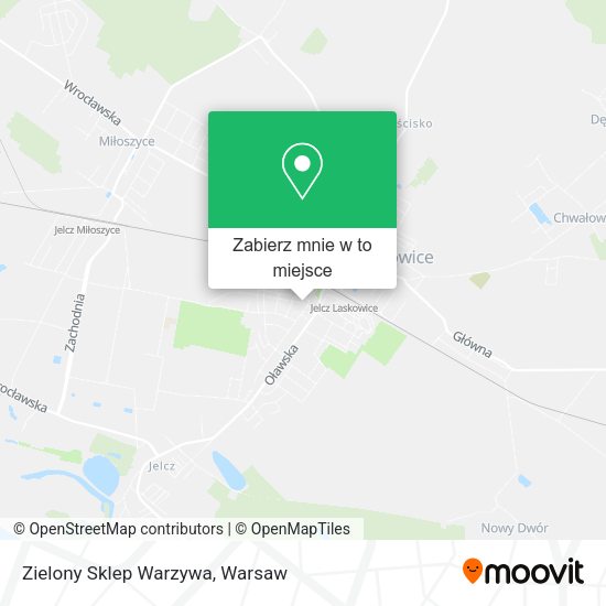 Mapa Zielony Sklep Warzywa