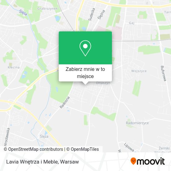 Mapa Lavia Wnętrza i Meble