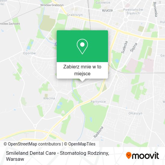 Mapa Smileland Dental Care - Stomatolog Rodzinny