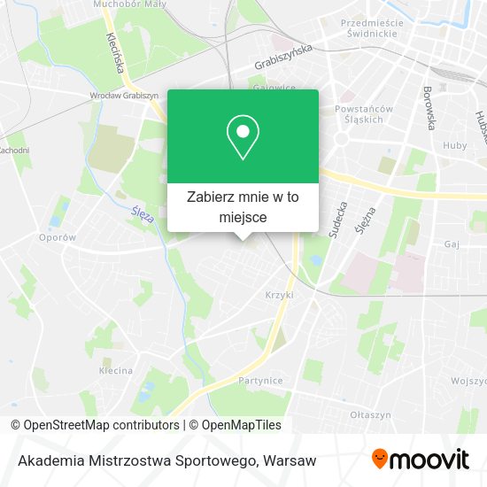 Mapa Akademia Mistrzostwa Sportowego