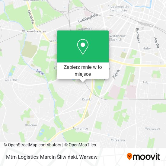 Mapa Mtm Logistics Marcin Śliwiński