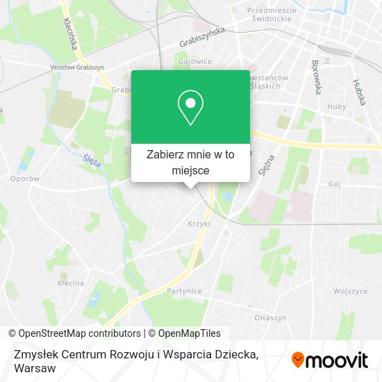 Mapa Zmysłek Centrum Rozwoju i Wsparcia Dziecka