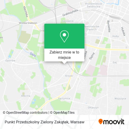 Mapa Punkt Przedszkolny Zielony Zakątek