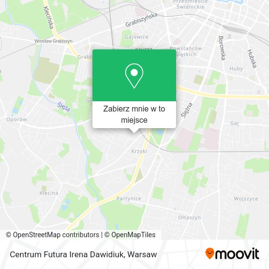 Mapa Centrum Futura Irena Dawidiuk