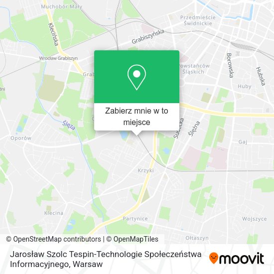 Mapa Jarosław Szolc Tespin-Technologie Społeczeństwa Informacyjnego