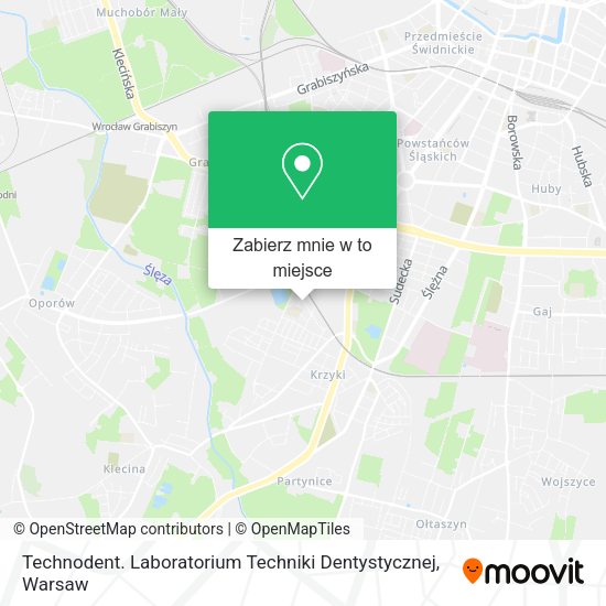 Mapa Technodent. Laboratorium Techniki Dentystycznej