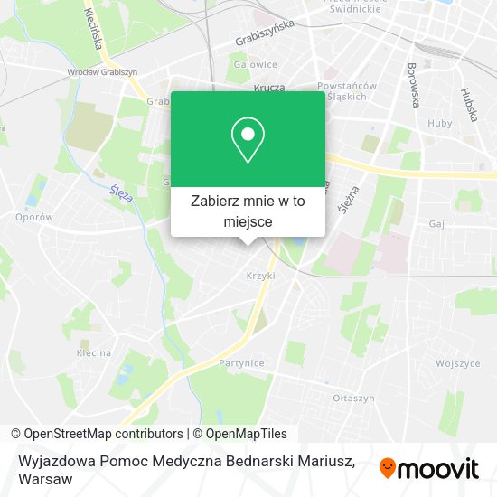 Mapa Wyjazdowa Pomoc Medyczna Bednarski Mariusz