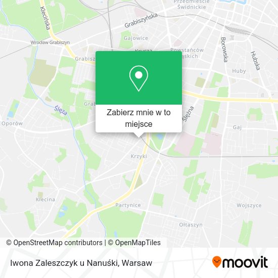 Mapa Iwona Zaleszczyk u Nanuśki