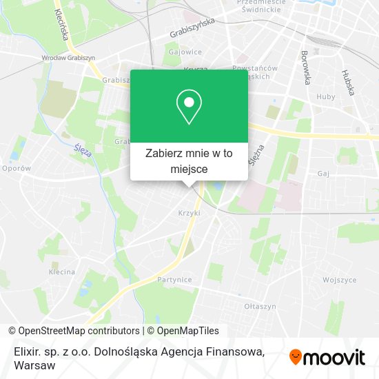 Mapa Elixir. sp. z o.o. Dolnośląska Agencja Finansowa