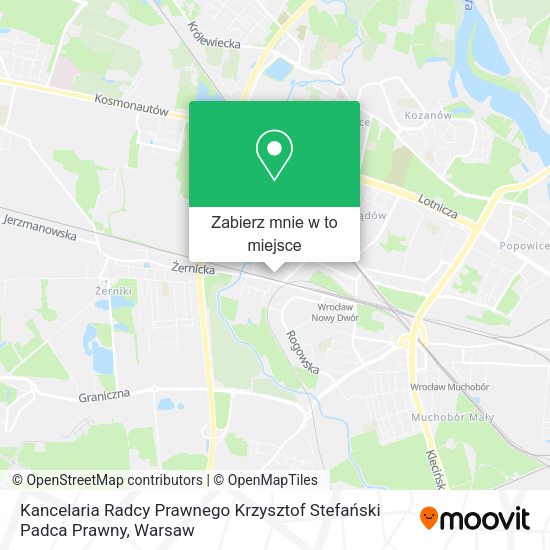 Mapa Kancelaria Radcy Prawnego Krzysztof Stefański Padca Prawny