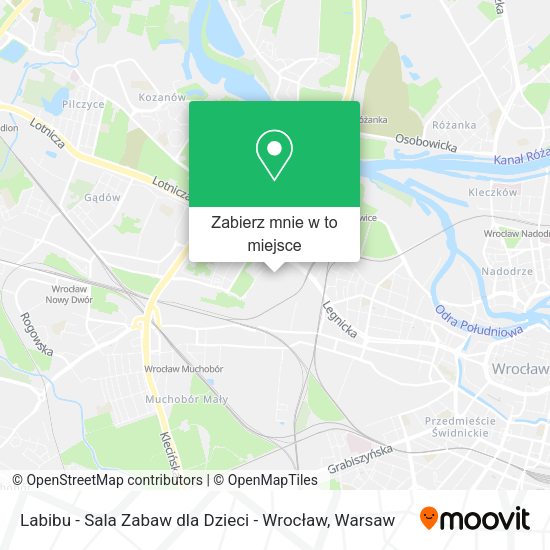 Mapa Labibu - Sala Zabaw dla Dzieci - Wrocław