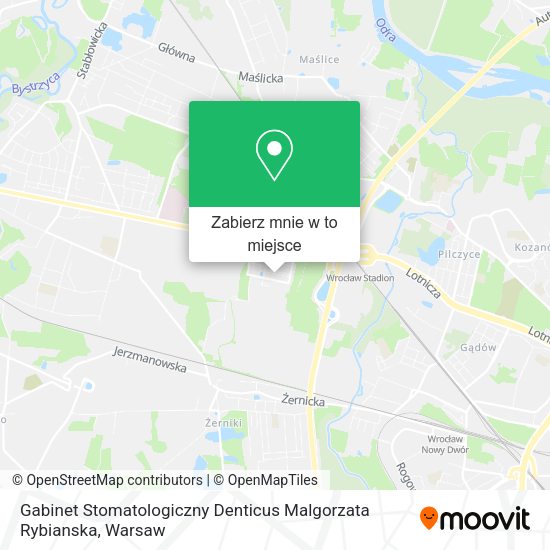 Mapa Gabinet Stomatologiczny Denticus Malgorzata Rybianska