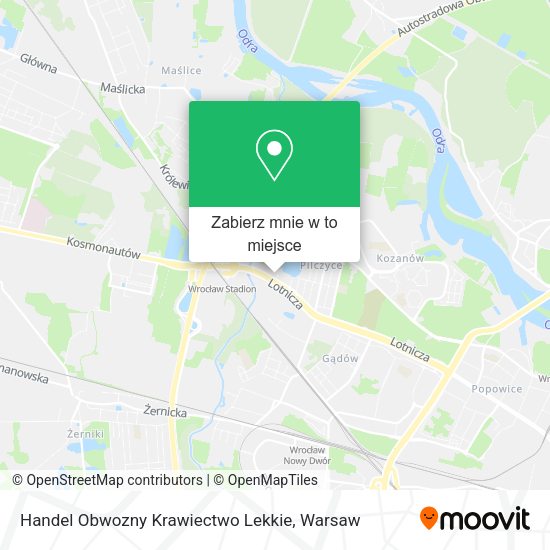 Mapa Handel Obwozny Krawiectwo Lekkie