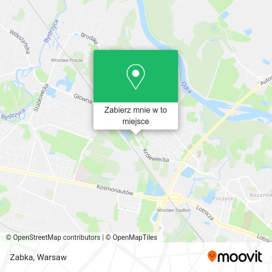 Mapa Zabka