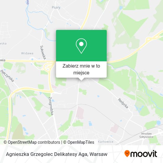 Mapa Agnieszka Grzegolec Delikatesy Aga