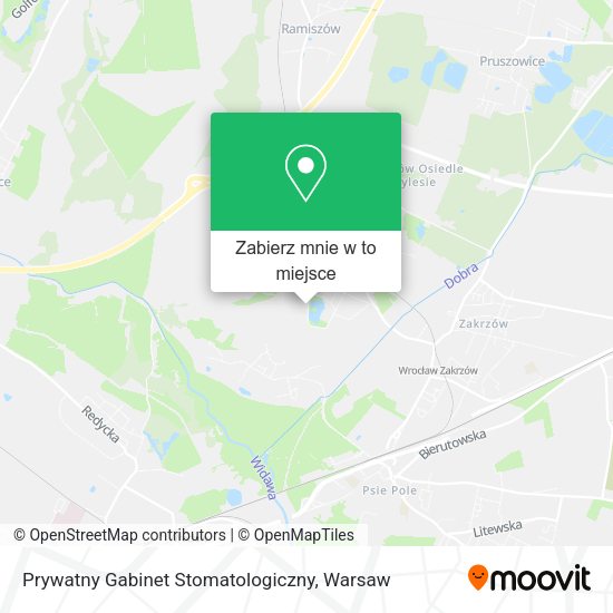 Mapa Prywatny Gabinet Stomatologiczny