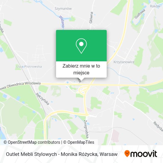 Mapa Outlet Mebli Stylowych - Monika Różycka