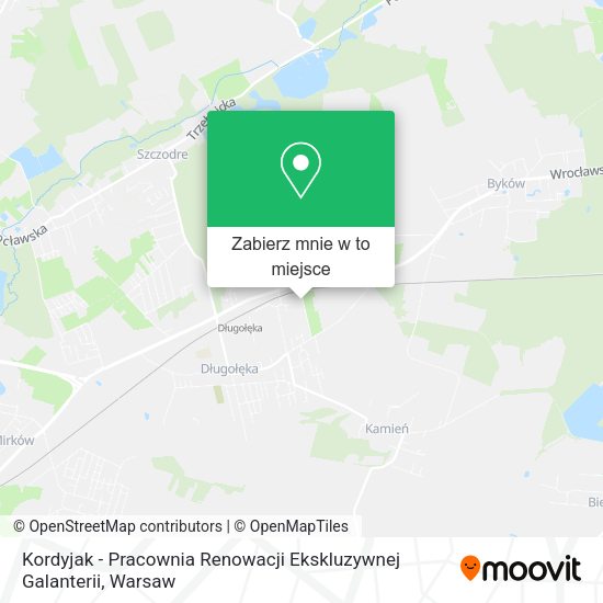 Mapa Kordyjak - Pracownia Renowacji Ekskluzywnej Galanterii