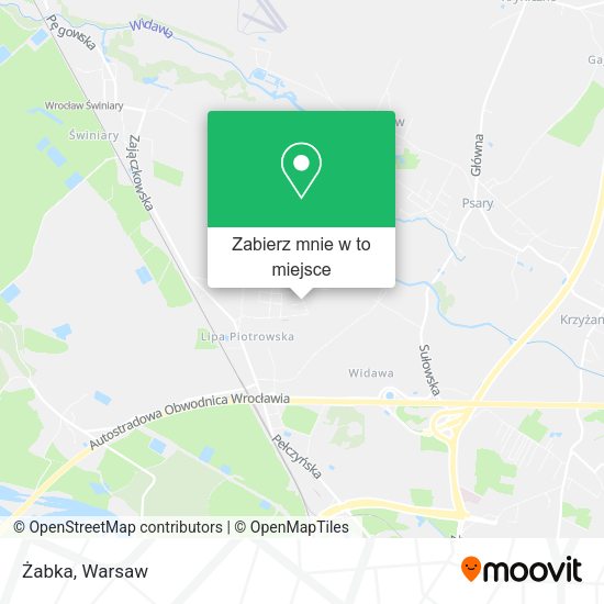 Mapa Żabka