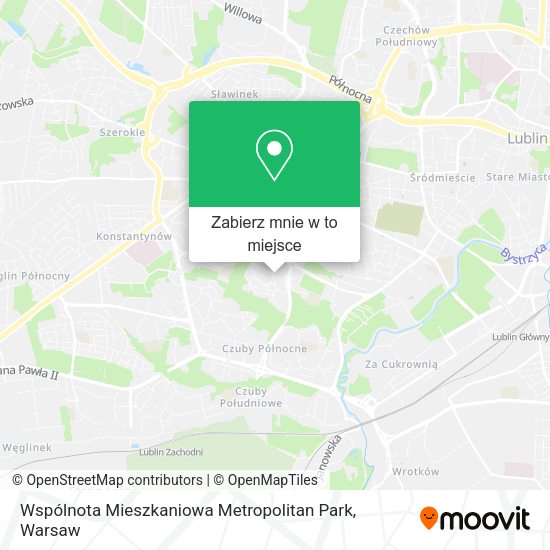 Mapa Wspólnota Mieszkaniowa Metropolitan Park