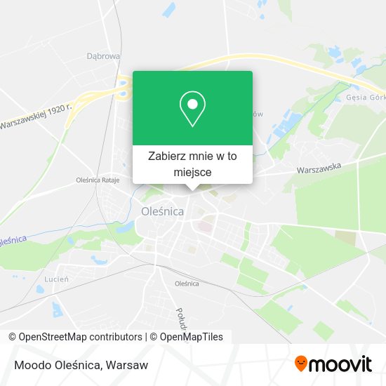 Mapa Moodo Oleśnica