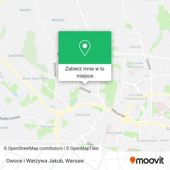 Mapa Owoce i Warzywa Jakub