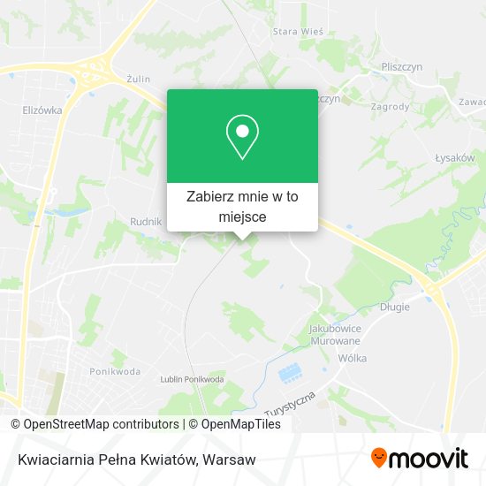 Mapa Kwiaciarnia Pełna Kwiatów