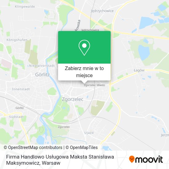 Mapa Firma Handlowo Usługowa Maksta Stanisława Maksymowicz