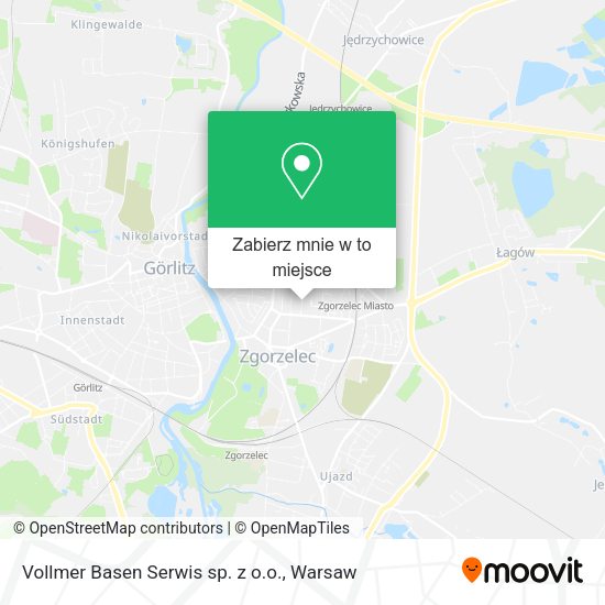 Mapa Vollmer Basen Serwis sp. z o.o.