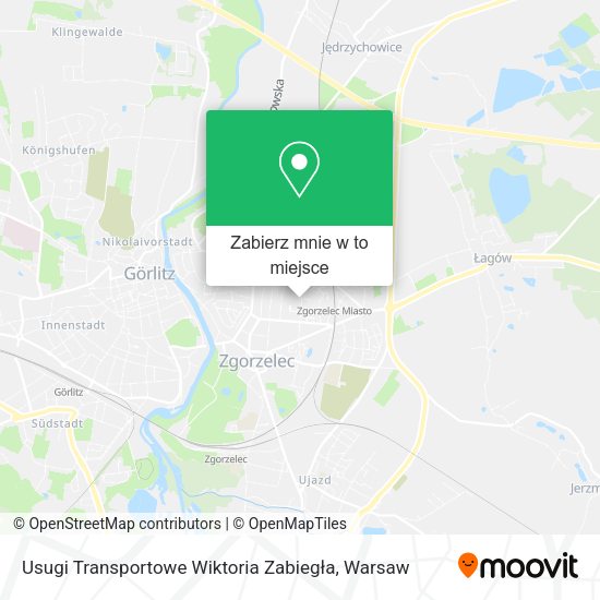 Mapa Usugi Transportowe Wiktoria Zabiegła