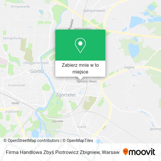 Mapa Firma Handlowa Zbyś Piotrowicz Zbigniew