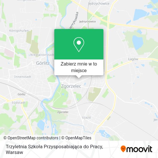 Mapa Trzyletnia Szkoła Przysposabiająca do Pracy