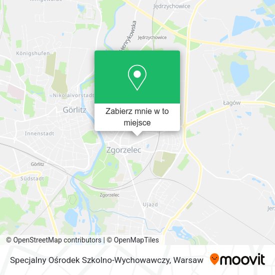 Mapa Specjalny Ośrodek Szkolno-Wychowawczy