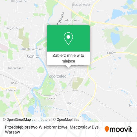 Mapa Przedsiębiorstwo Wielobranżowe. Meczysław Dyś