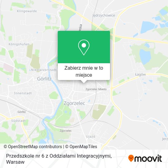 Mapa Przedszkole nr 6 z Oddziałami Integracyjnymi