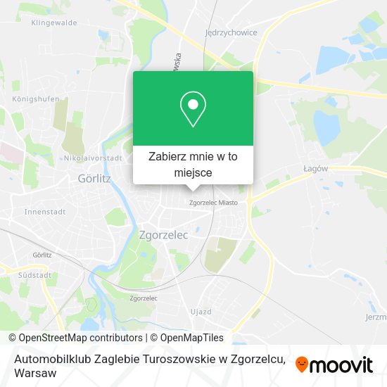 Mapa Automobilklub Zaglebie Turoszowskie w Zgorzelcu