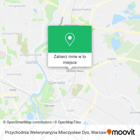 Mapa Przychodnia Weterynaryjna Mieczysław Dys