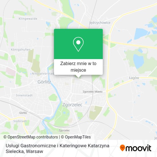 Mapa Usługi Gastronomiczne i Kateringowe Katarzyna Sielecka